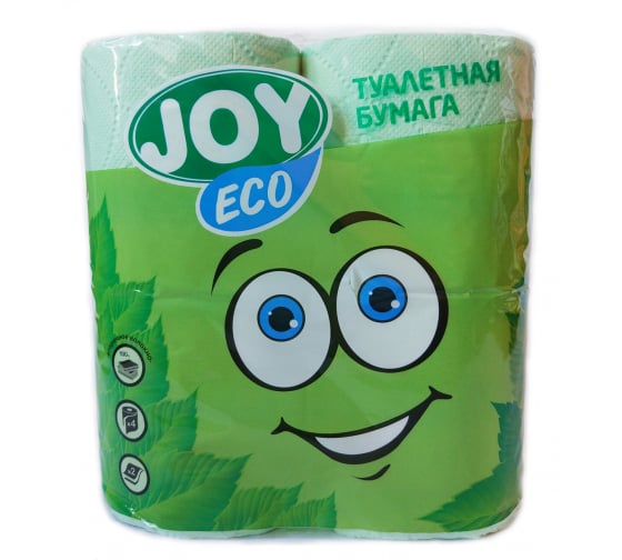 Туалетная бумага Адищевская бумажная фабрика 2 слоя, 4 рулона зеленая 524 1