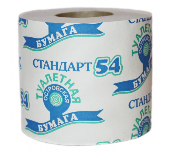 Туалетная бумага Адищевская бумажная фабрика 1 слой, 1 рулон 512 1