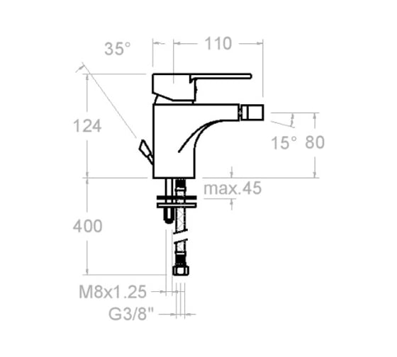 Смеситель для биде Ramon Soler RS-Q 9303