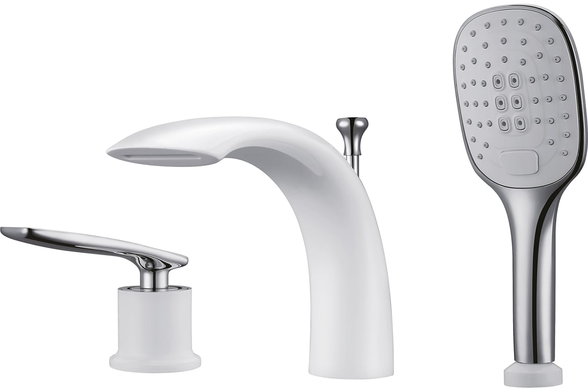 Врезной смеситель для ванны с душем Timo Helmi 4010 00 16Y - выгодная ...