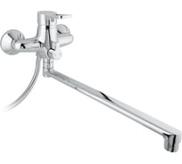 Смеситель для ванны с душем Timo Junior INOX с длинным изливом 1905Y CR chrome