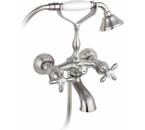 Смеситель для ванны с душем Timo Ritz 0144Y silver cross
