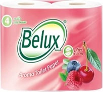 Туалетная бумага Belux белая с ароматом лесных ягод 2 слоя 4 рулона 904