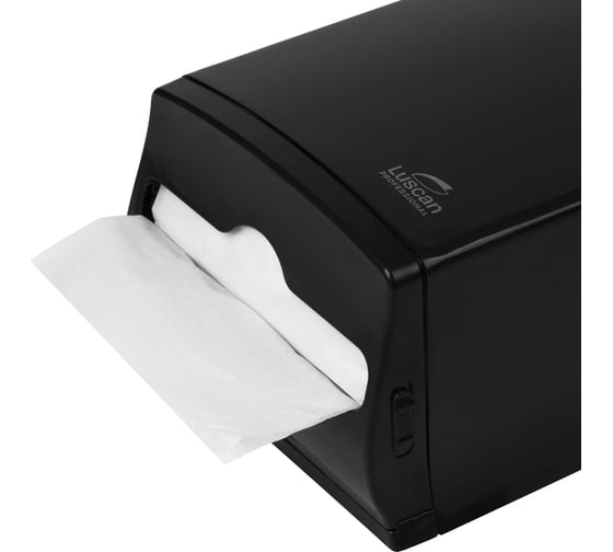 Диспенсер для салфеток Luscan Essional Optima maxline N4 черный 1962321