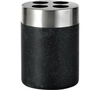 Стаканчик для зубных щеток RIDDER Stone черный 22010210
