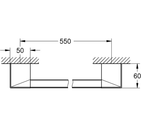 Ручка Grohe Selection Cube для ванной 40807000