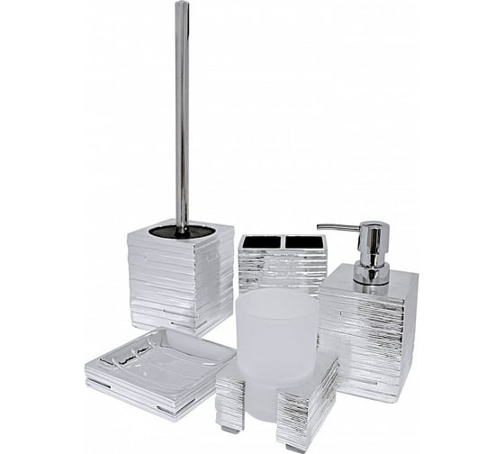 Ёрш для унитаза RIDDER Brick Silver серебряный 22150427