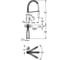 Смеситель для мойки Grohe Eurocube на одно отверстие, профессиональный 31395000 2
