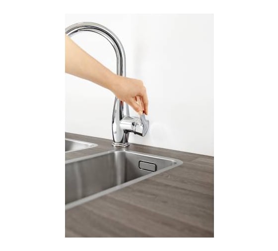 Смеситель для мойки Grohe Parkfield с выдвижной лейкой 30215001