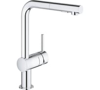 Однорычажной смеситель для мойки Grohe Minta L-излив с выдвижным изливом с аэратором 30274000