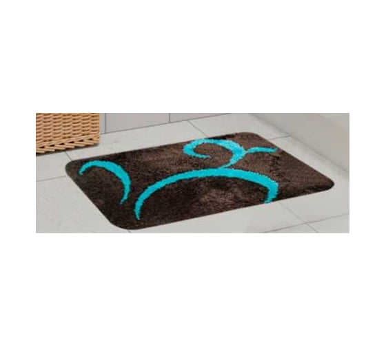 Ковер для ванной комнаты MY SPACE Ornament 50x80 см, микрофибра, подложка из латекса MM5080003