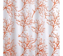 Штора для ванных комнат RIDDER Coral оранжевый, 180x200 403212