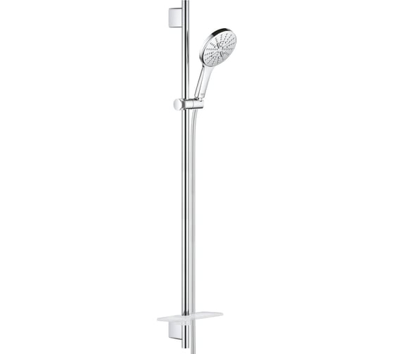 Душевой гарнитур Grohe RainShower SmartActive 130 ручной душ Cube, душевая штанга, полочка