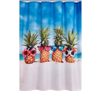 Штора для ванных комнат RIDDER Crazy Fruits синий/цветной 180x200 42093000