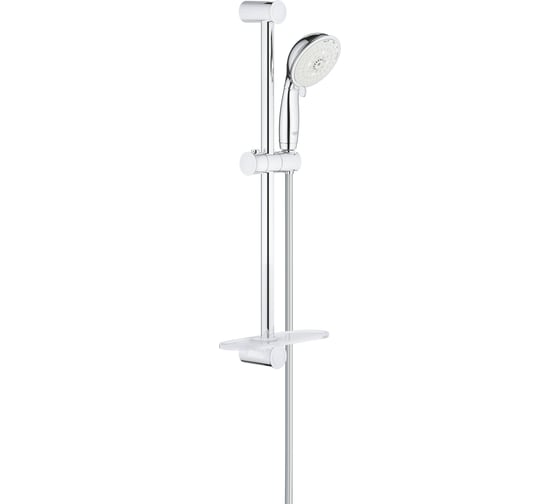 Душевой гарнитур с полочкой Grohe New Tempesta Rustic 100 IV, душевая штанга 600 мм 26086001