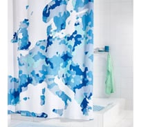 Штора для ванных комнат RIDDER Europe синий, 180x200 47840