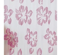 Штора для ванных комнат RIDDER Flowerpower П розовый, 180x200 32352