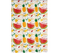 Штора для ванных комнат RIDDER Fruits цветной, 180x200 3100300
