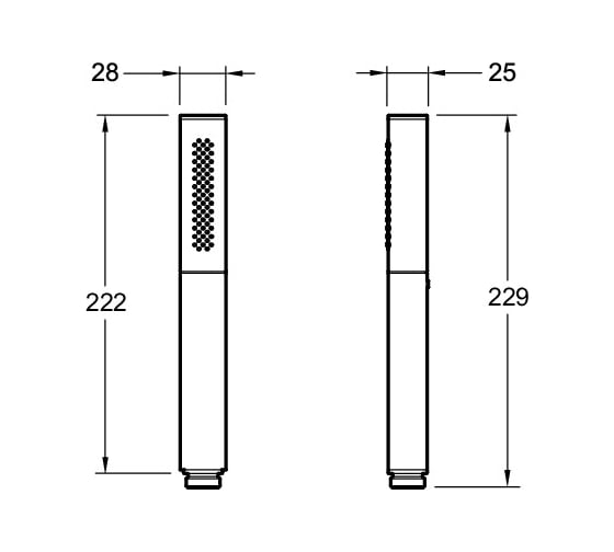 Ручной душ JACOB DELAFON SHIFT ELLIPSE E10257-CP 00000012235