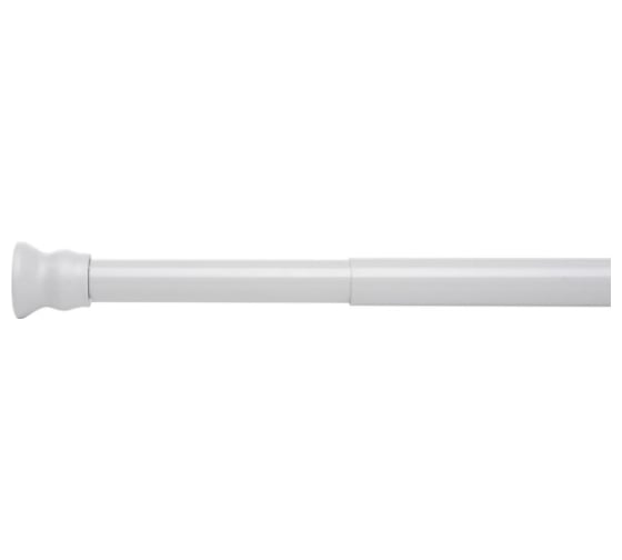 Телескопическая штанга RIDDER d 25 мм, 110-185 см, белая 55201