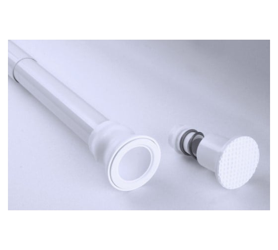 Телескопическая штанга RIDDER d 25 мм, 110-185 см, белая 55201