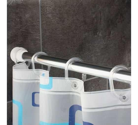 Телескопическая штанга RIDDER d 25 мм, 70-115 см, хром 55100