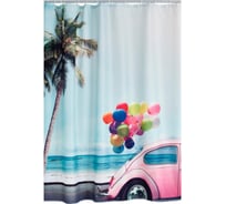 Штора для ванных комнат RIDDER Palms and Balloons цветной, 180x200 42173000