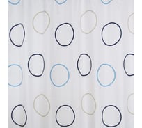 Штора для ванных комнат RIDDER Ring цветной, 180x200, Aqm 403100