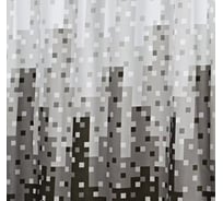 Штора для ванных комнат RIDDER Skyline серый, 180x200 47367