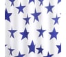 Штора для ванных комнат RIDDER Star синий, 180x200 403303