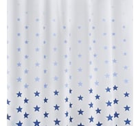 Штора для ванных комнат RIDDER Stella синий, 180х200 32623