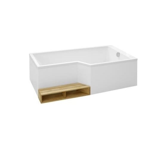 Деревянная ступенька для ванны JACOB DELAFON Bain-douche Neo Wood 170x90, 70 cм E6D003-00 00000029080