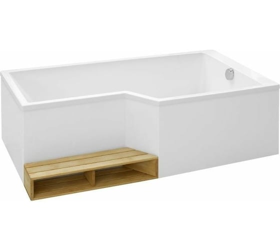 Деревянная ступенька для ванн JACOB DELAFON Bain-douche Neo Wood 180x90, 70 см E6D005-00 00000030209