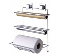 Держатель для бумажных полотенец, фольги и пищевой пленки TEKNO-TEL самоклеящийся, хром EF032