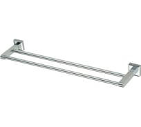 Прямой держатель для полотенец Savol двойной, 60 см, хром S-609548 23278