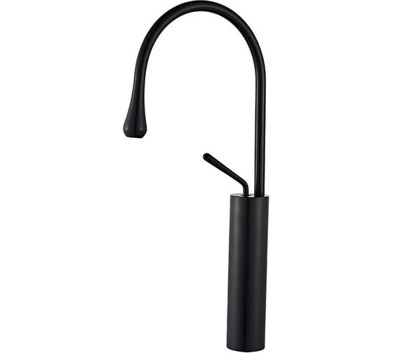 Смеситель высокий для раковины BOCH MANN TROPFEN B XL BM черный 9634 1
