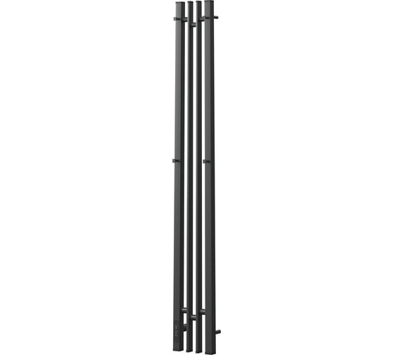Полотенцесушитель электрический Point Фрея П2, 140x1200, диммер слева, графит блеск PN20722GB