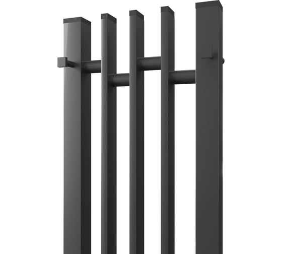 Полотенцесушитель электрический Point Фрея П2, 180x1200, диммер слева, графит блеск PN20732GB