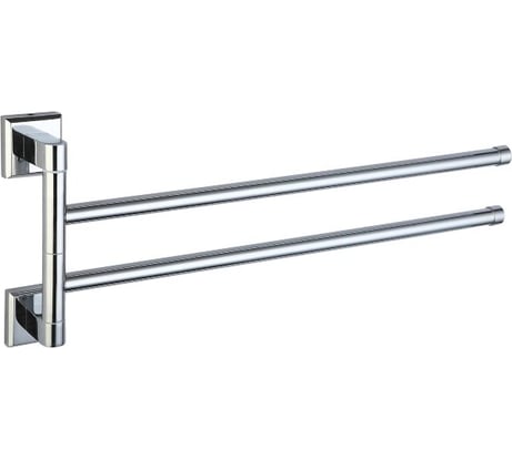 Поворотный держатель для полотенец Savol двойной, хром S-009502 23249
