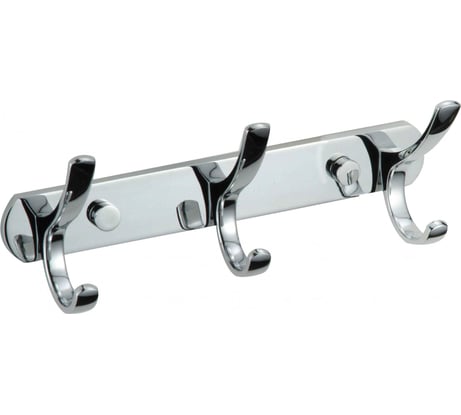Планка с 3 крючками Savol хром S-004253 23262