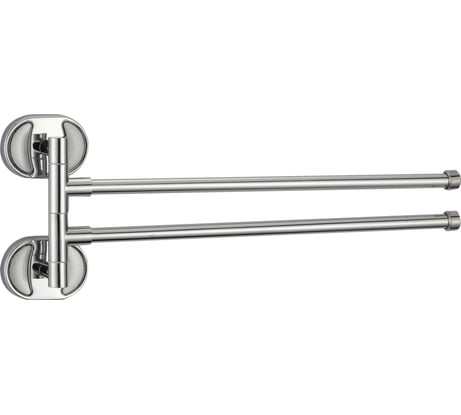 Поворотный держатель для полотенец Savol двойной, хром S-008602 23242