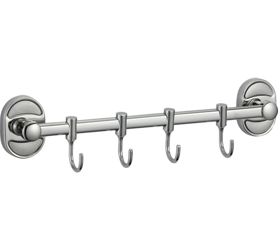 Планка с 4 крючками Savol хром S-008204 23197