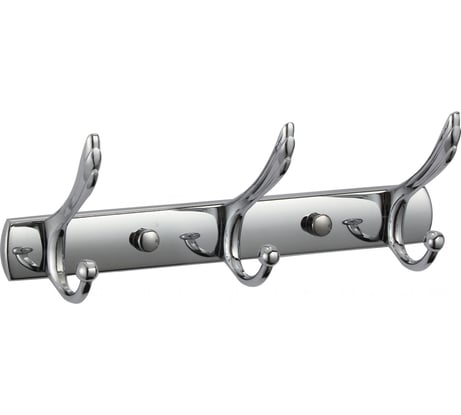 Планка с 3 крючками Savol хром S-06203B 23199
