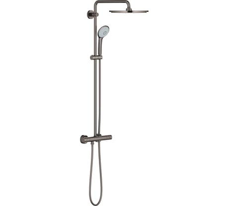 Душевая система с термостатом для душа Grohe Euphoria XXL 310 темный графит, глянец 26075A00