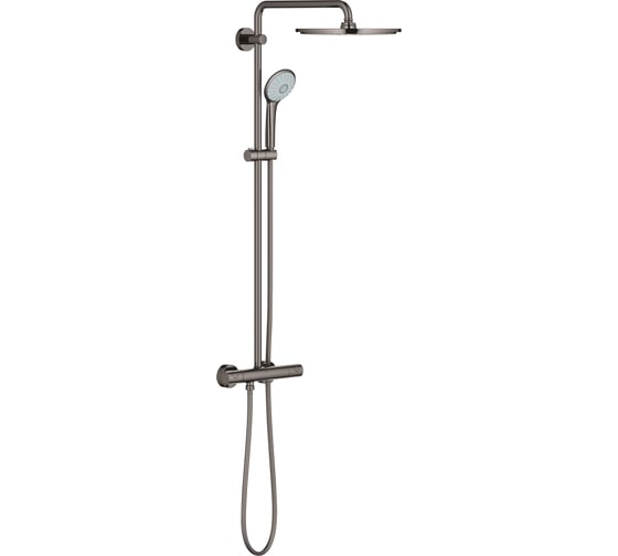 Душевая система с термостатом для душа Grohe Euphoria XXL 310 темный графит, глянец 26075A00 1
