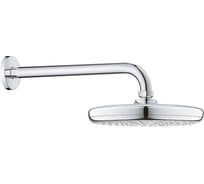 Верхний душ + душевой кронштейн Grohe Tempesta 210 286 мм 28576000, 9.5 л/мин 26412000