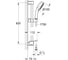 Душевой гарнитур Grohe New Tempesta Cosmopolitan 100 III с полочкой, 600 мм, 9.5 л/мин 27576002 2