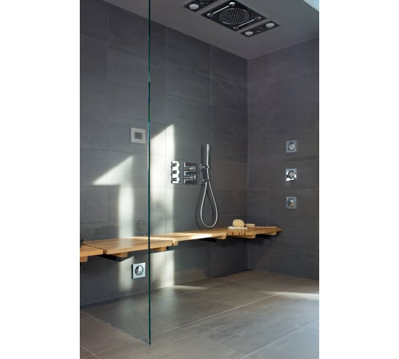 Настенный держатель для ручного душа Grohe Grohtherm F с подключением для душевого шланга 27621000