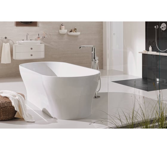 Смеситель для ванны Grohe Essence New напольный монтаж 23491001