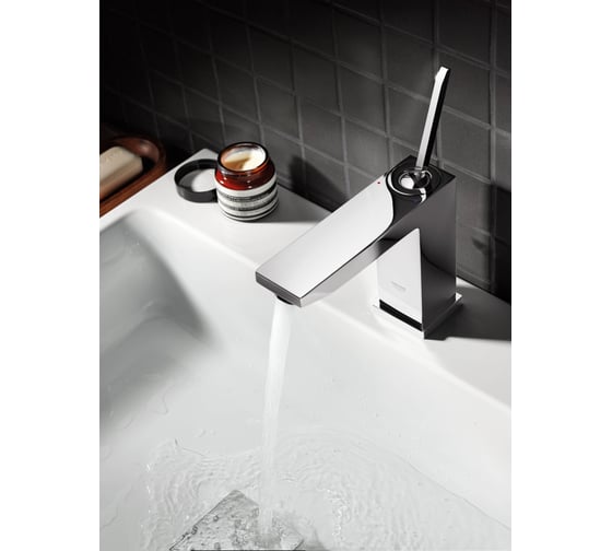 Смеситель для раковины Grohe Eurocube Joy со сливным гарнитуром, M-Size 23657000